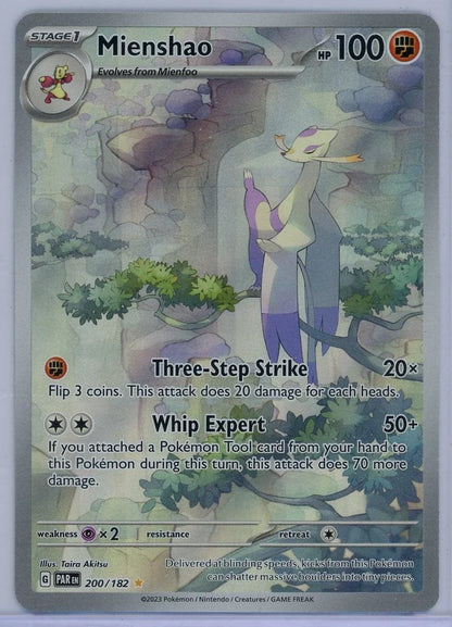 Mienshao 2023 Pokémon Paradox Rift #200/182