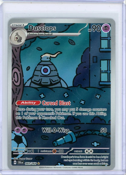 Dusclops 2024 Pokemon Shrouded Fable Illustration rare #069/064