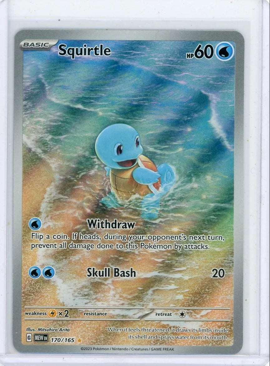 Squirtle Pokémon 2023 151 Illustration Rare #170/165