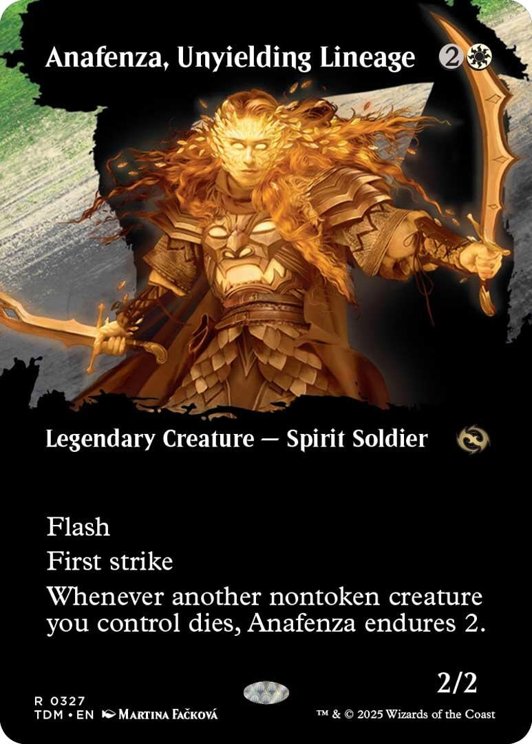 Anafenza, Unyielding Lineage (Borderless) (327) (Tarkir: Dragonstorm)