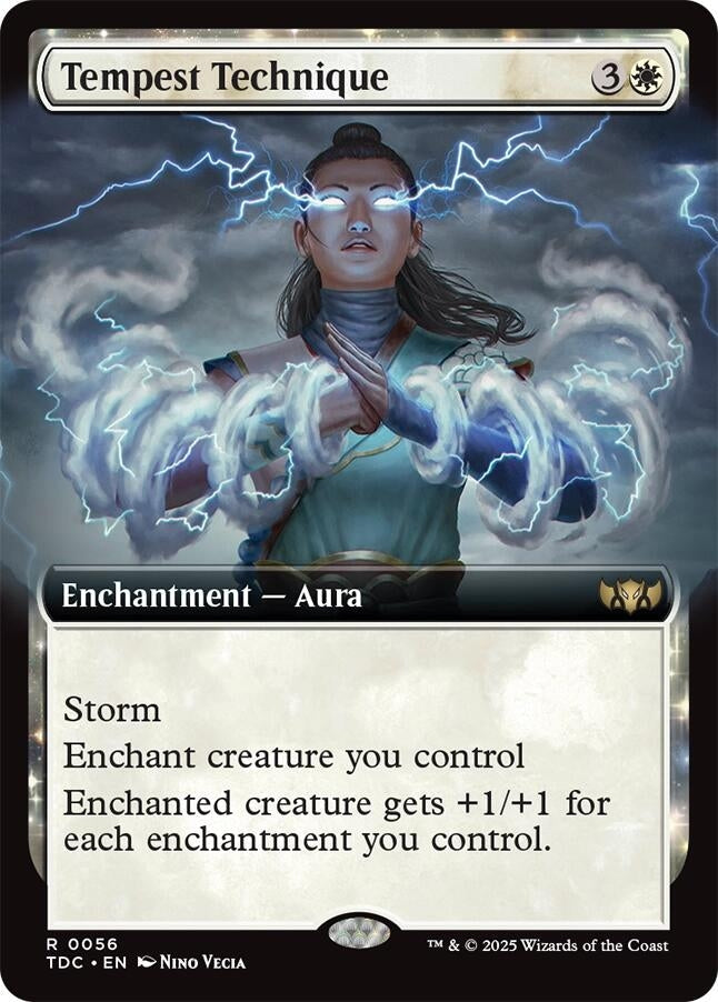 Tempest Technique (Extended Art) (56) (Tarkir: Dragonstorm)