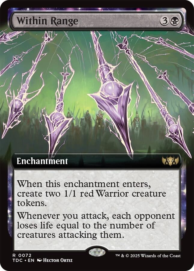 Within Range (Extended Art) (72) (Tarkir: Dragonstorm)