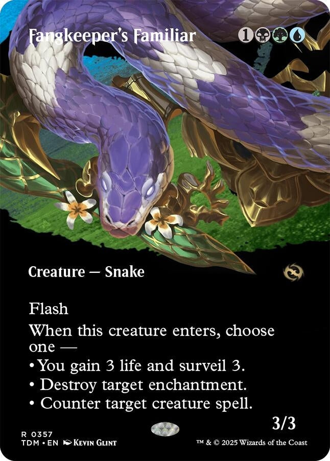 Fangkeeper's Familiar (Borderless) (357) (Tarkir: Dragonstorm)