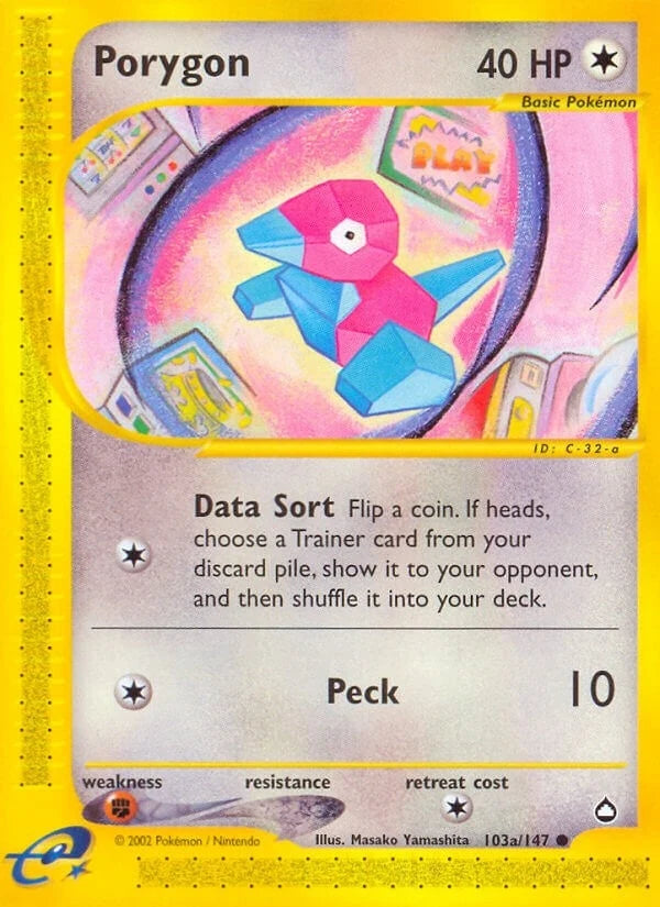 Porygon (103a) (103a/147) (Aquapolis) (AQ)