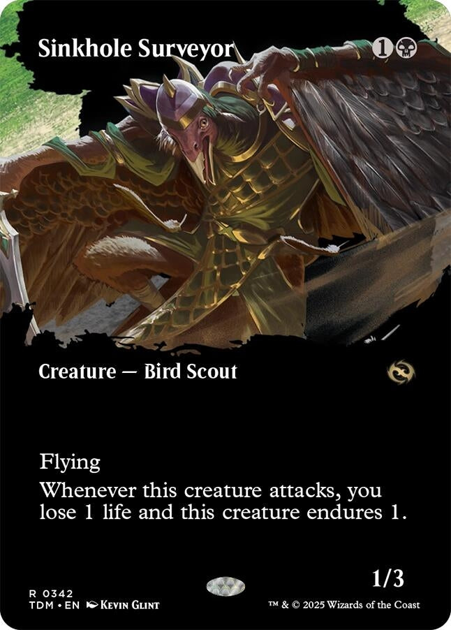 Sinkhole Surveyor (Borderless) (342) (Tarkir: Dragonstorm)