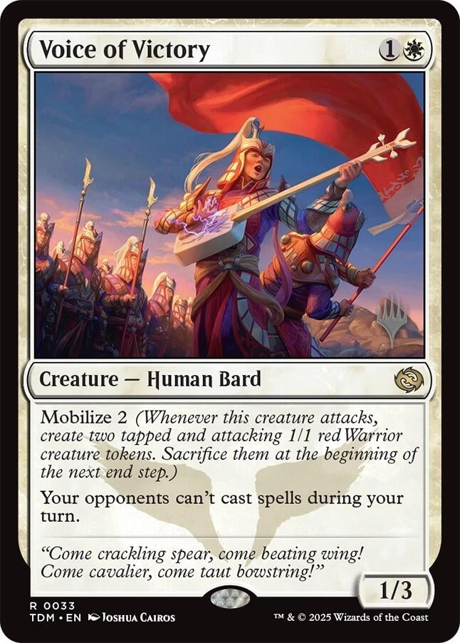 Voice of Victory (33) (Tarkir: Dragonstorm)
