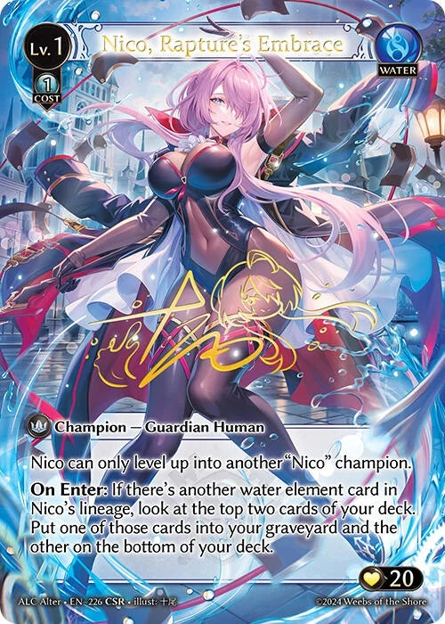 Nico, Rapture's Embrace (CSR) (226) (Alchemical Revolution Alter Edition) (ALC Alter)