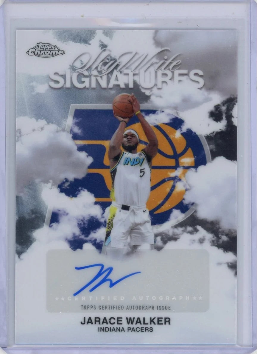 Jarace Walker 2025-26 Topps Chrome Sky Write Signatures