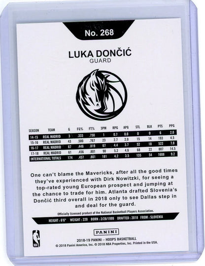 Luka Dončić 2018-19 Panini NBA Hoops RC