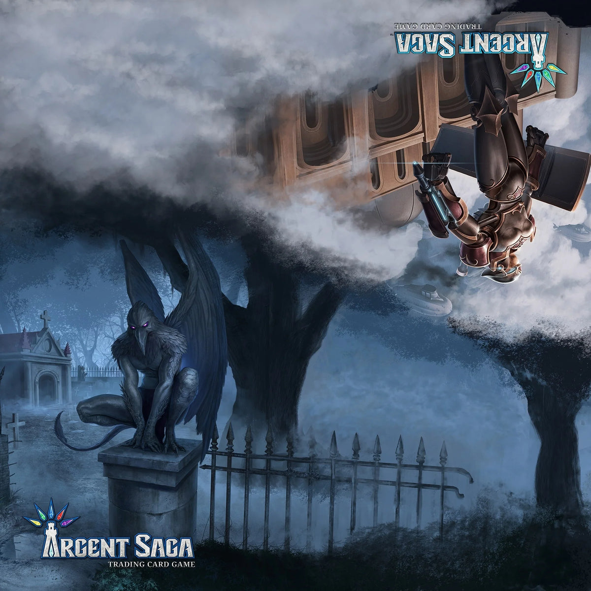 Argent Saga TCG Cloth 2-Player Playmat - Predator and Protector