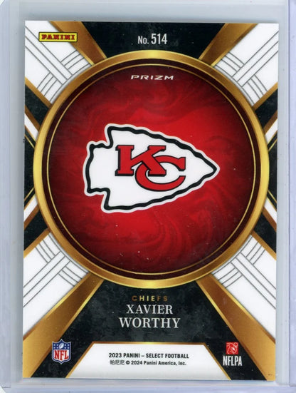 Xavier Worthy 2023 Panini Select XRC