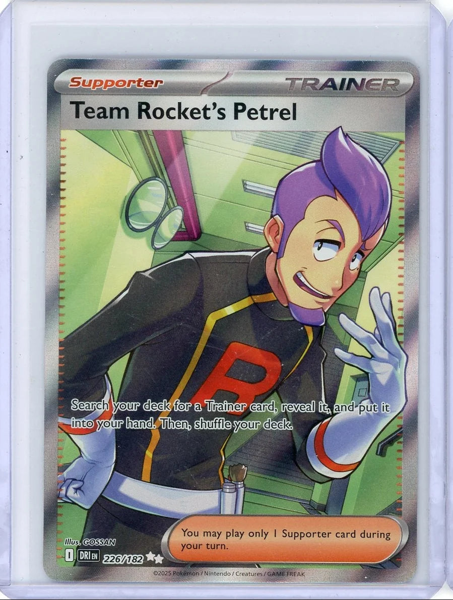Team Rocket's Petrel Pokémon Destined Rivals #226/182