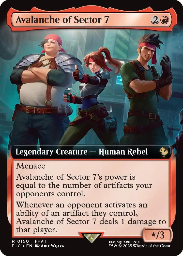 Avalanche of Sector 7 (Extended Art) (150) (FINAL FANTASY)