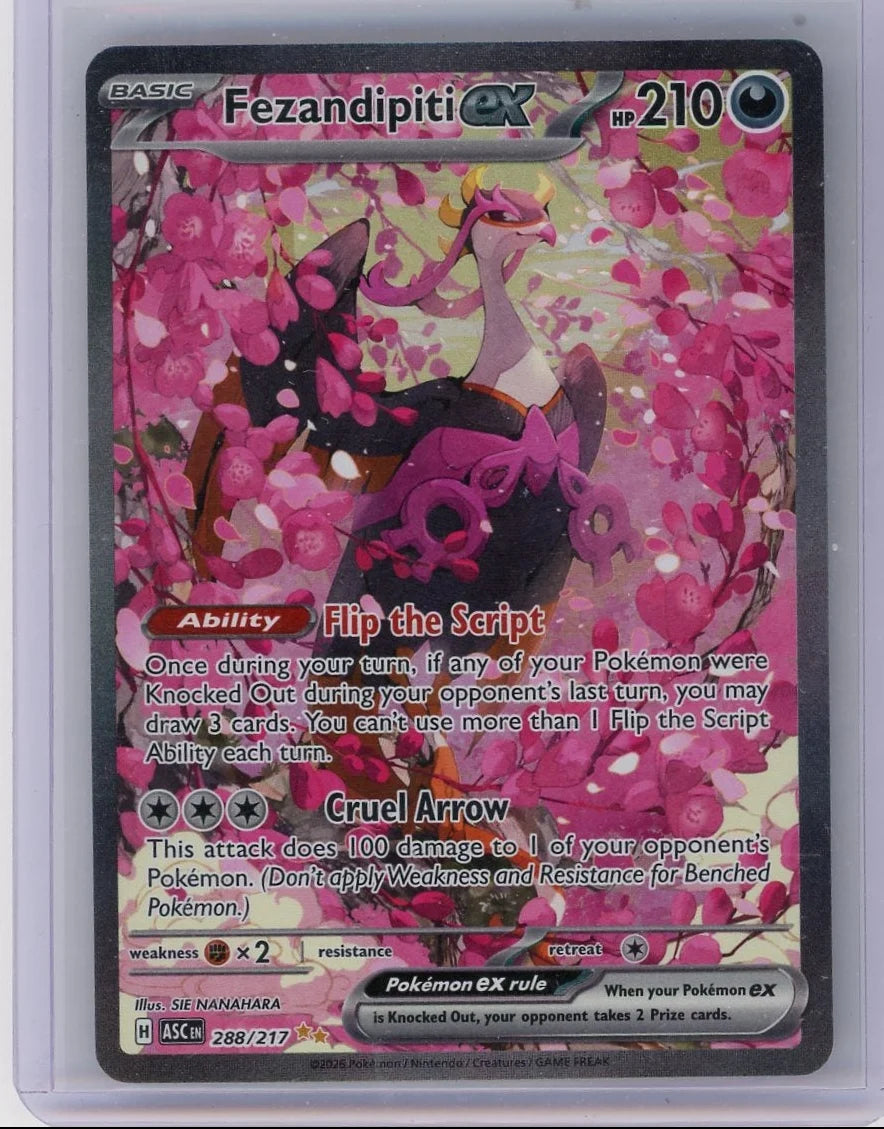 Fezandipiti ex Pokémon Ascended Heroes Special Illustration Rare #288/217