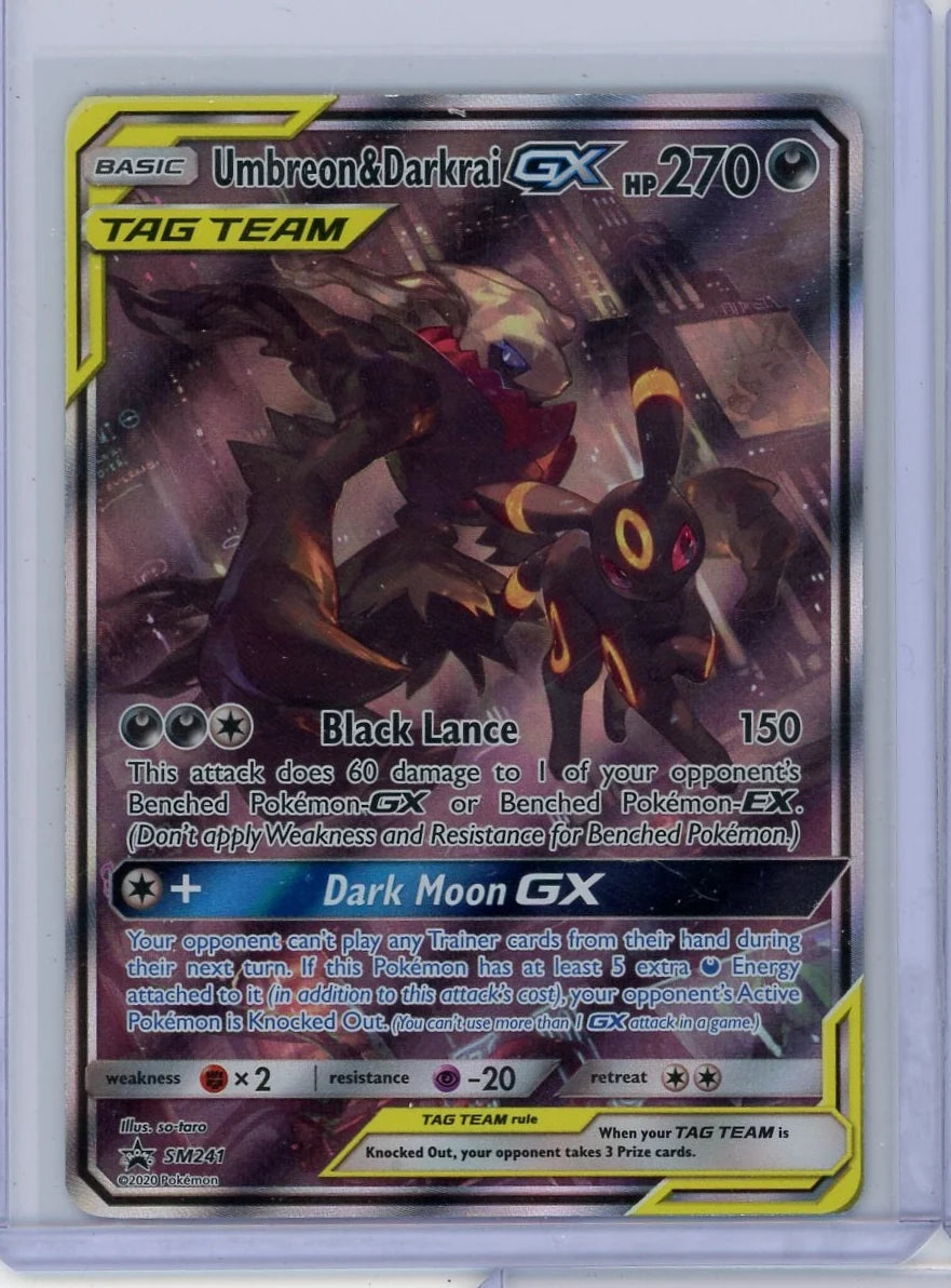 Umbreon & Darkrai GX Pokémon Black Star Promo #SM241