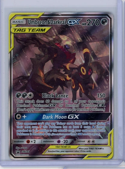 Umbreon & Darkrai GX Pokémon Black Star Promo #SM241