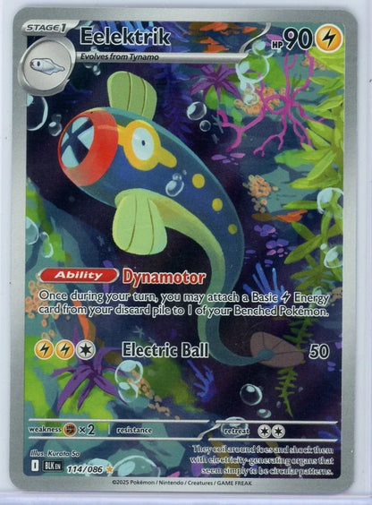 Eelektrik 2025 Pokémon Black Bolt #114/086