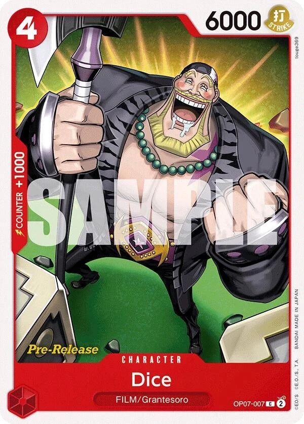 Dice (OP07-007) (500 Years in the Future Pre-Release Cards) (OP07 PRE)