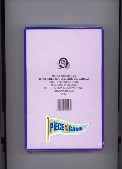 1991 O-Pee-Chee Premier Baseball Hobby Box (Sealed)