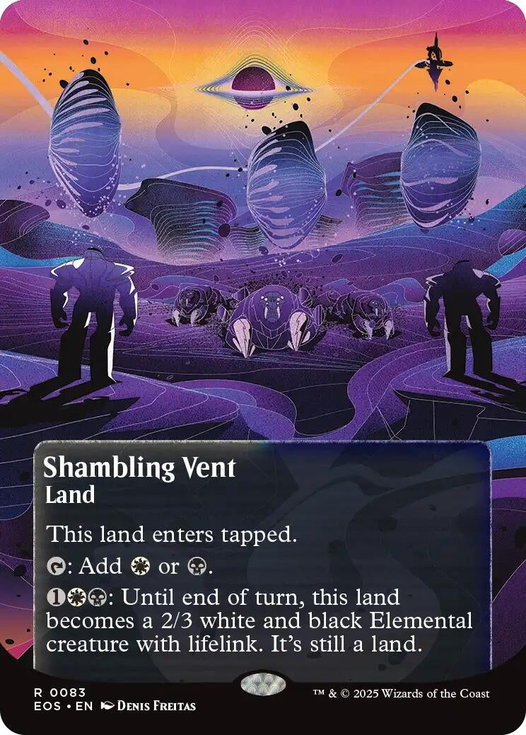 Shambling Vent (0083) (Borderless) (83) (Edge of Eternities: Stellar Sights)