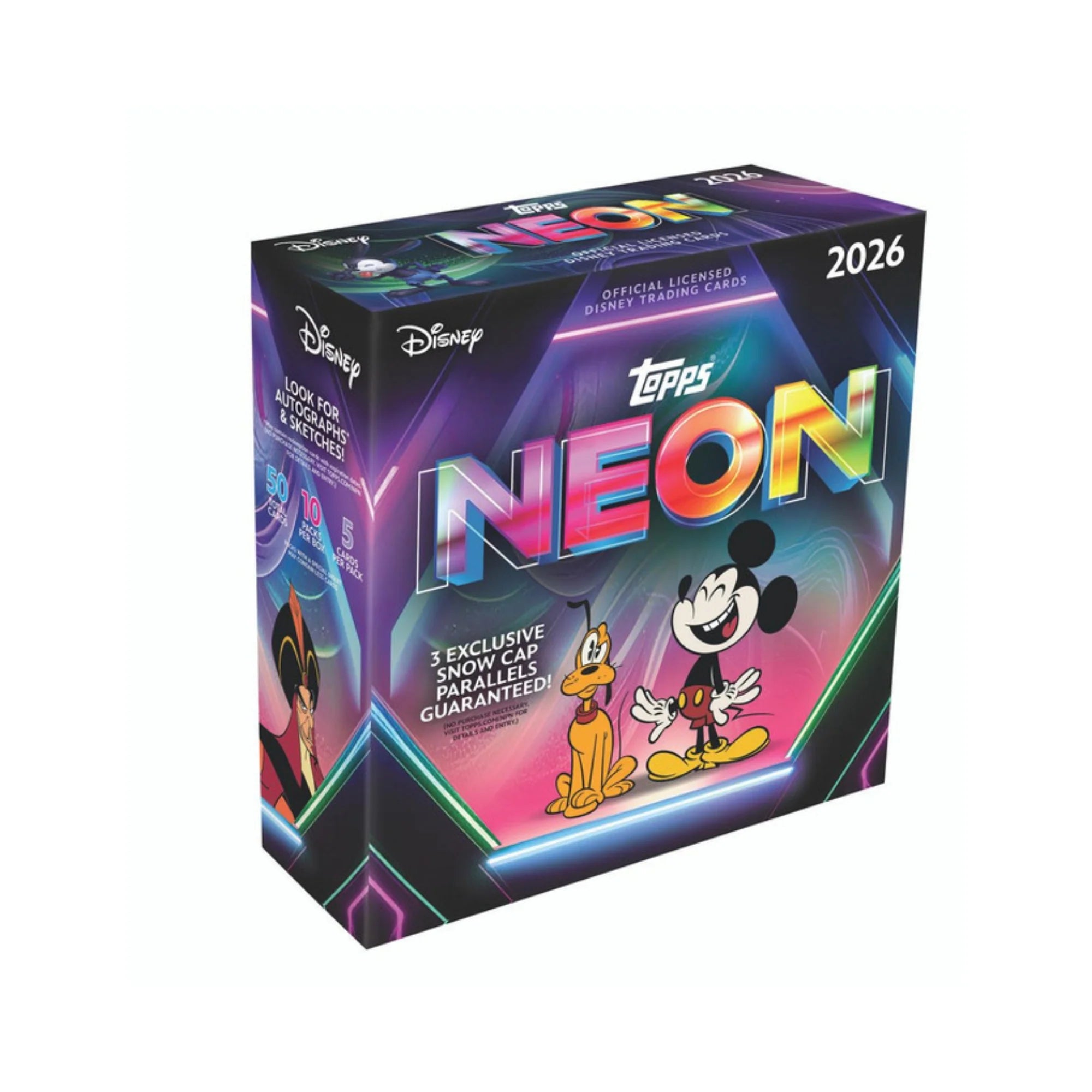 2026 Topps Disney Neon Mega 20 Box Case