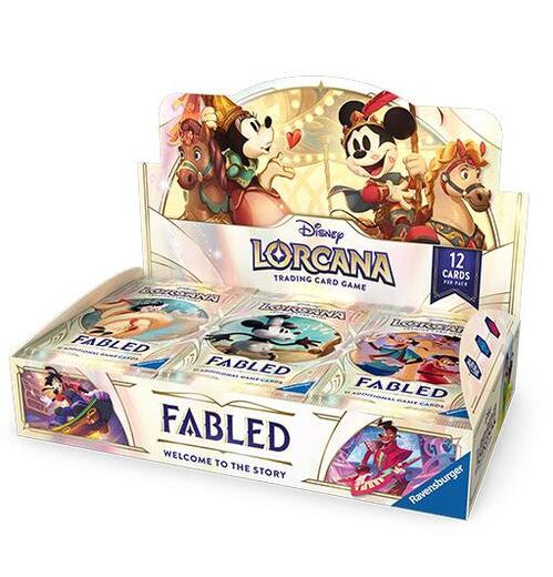 Disney Lorcana Fabled Booster Box 4-box case