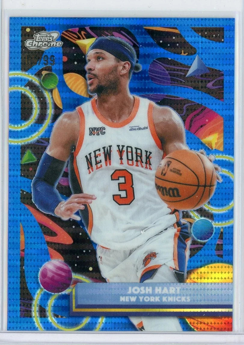 2025 Josh Hart Topps Cosmic Chrome #79 Blue /99