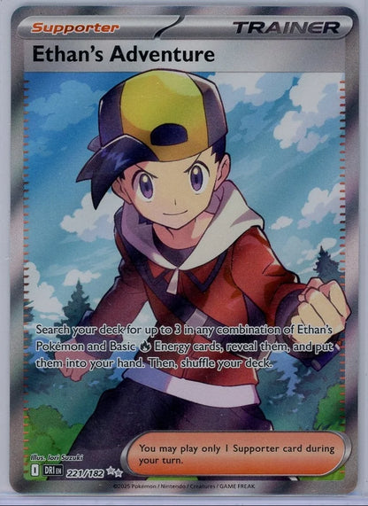 Ethan's Adventure 2025 Pokémon Destined Rivals Illustration rare #221/182