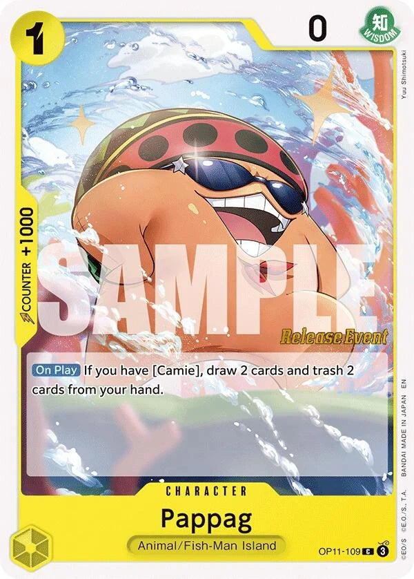 Pappag (OP11-109) (A Fist of Divine Speed Release Event Cards) (OP11 RE)
