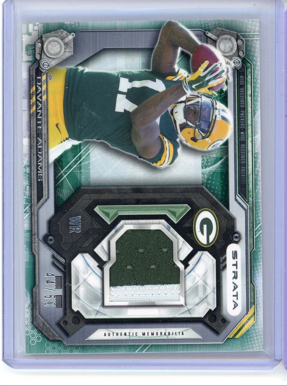 Davante Adams 2014 Topps Strata relic #'d 44/50