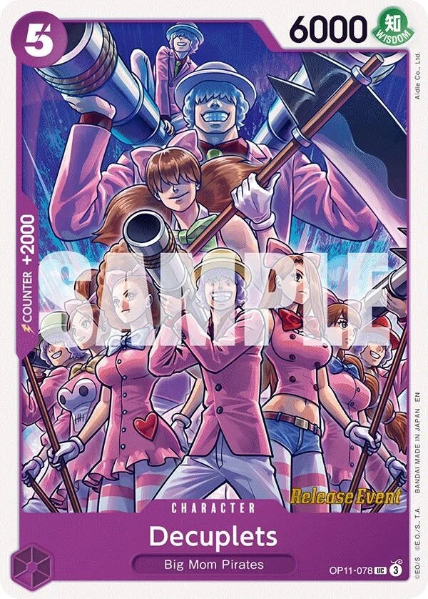 Decuplets (OP11-078) (A Fist of Divine Speed Release Event Cards) (OP11 RE)