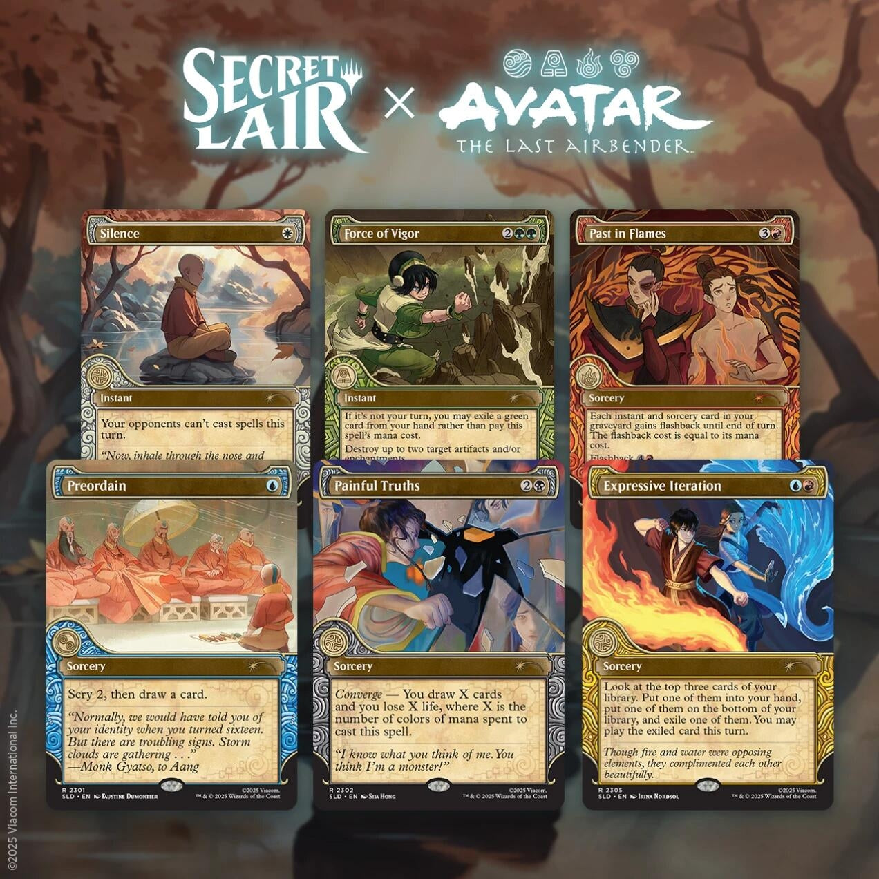Secret Lair x Avatar: The Last Airbender: One with the Elements - Non-Foil Edition