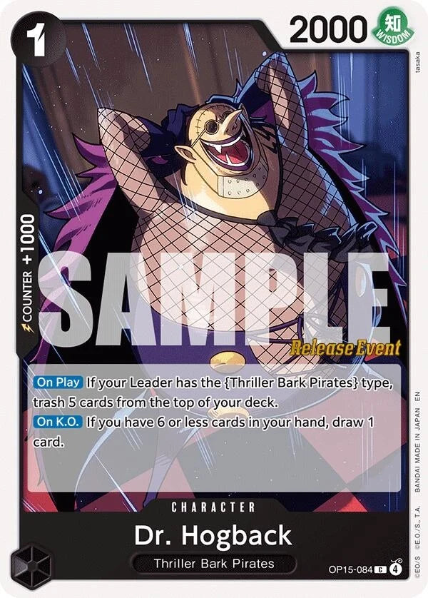 Dr. Hogback (OP15-084) (Adventure on Kami's Island Release Event Cards) (OP15 RE)