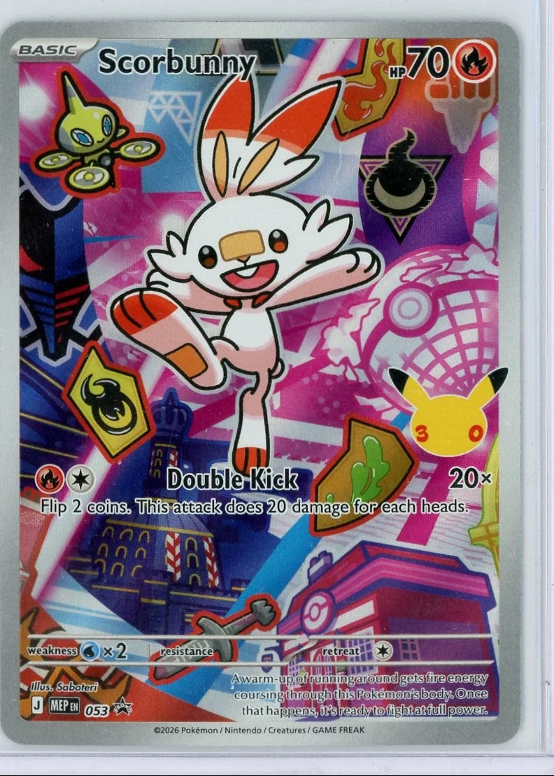 Scorbunny Pokémon Mega Evolution First Partner Promo #053
