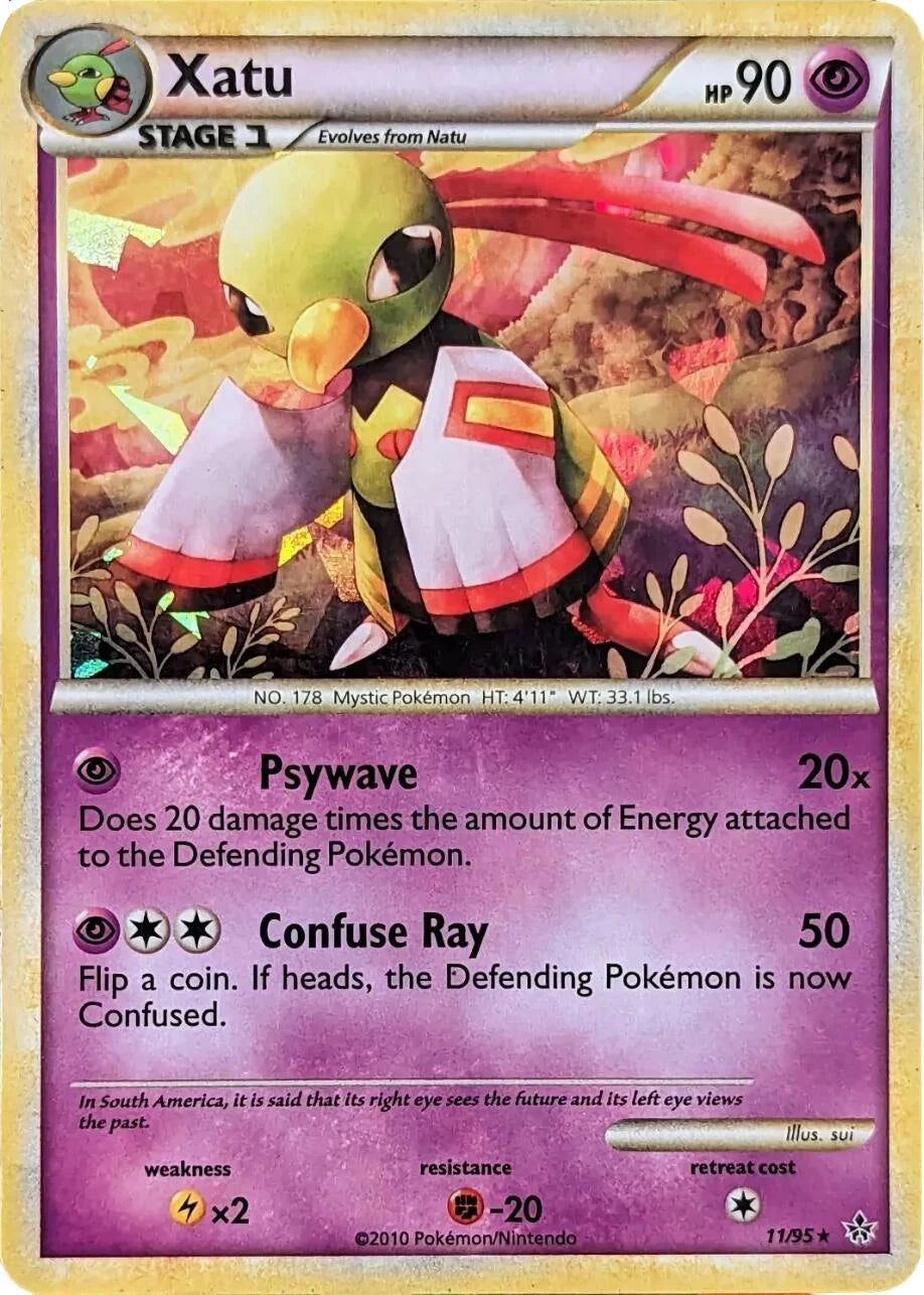 Xatu - 11/95 (Cracked Ice Holo) (11/95) (Blister Exclusives) (BLE)