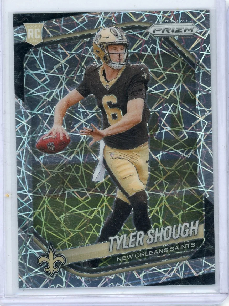 Tyler Shough 2025 Panini Prizm Lazer RC