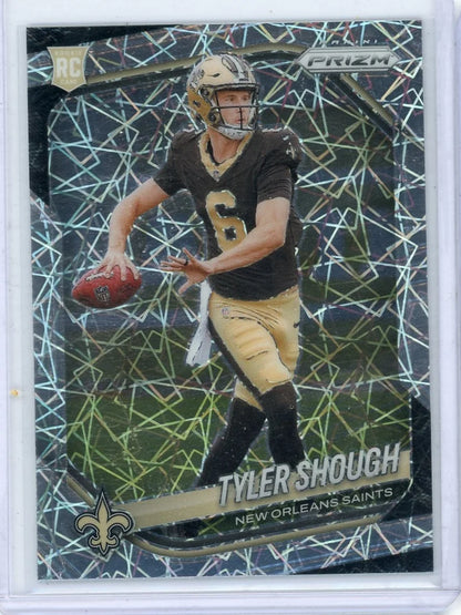 Tyler Shough 2025 Panini Prizm Lazer RC