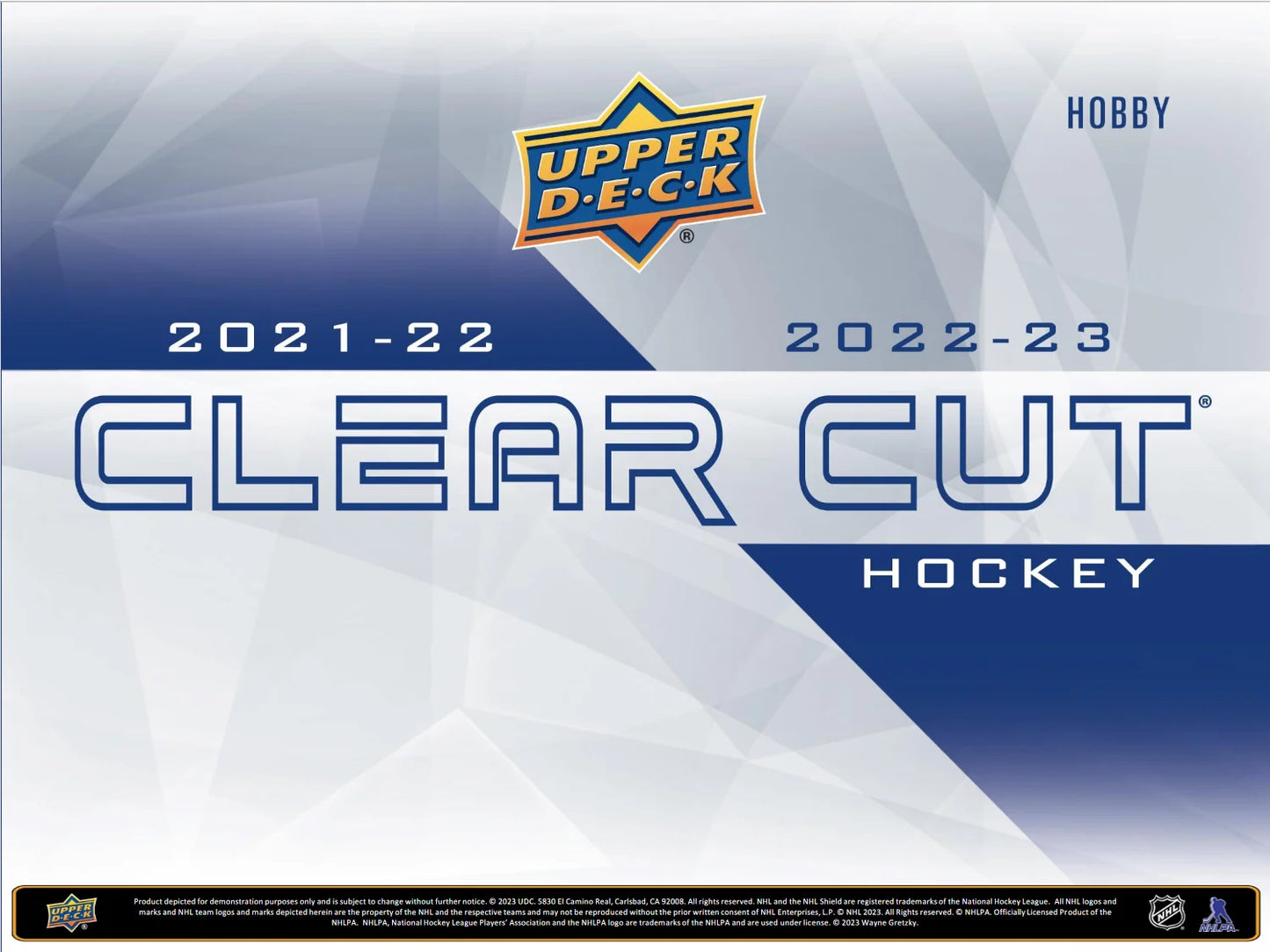 2022-23 Upper Deck Clear Cut Hockey Hobby Box