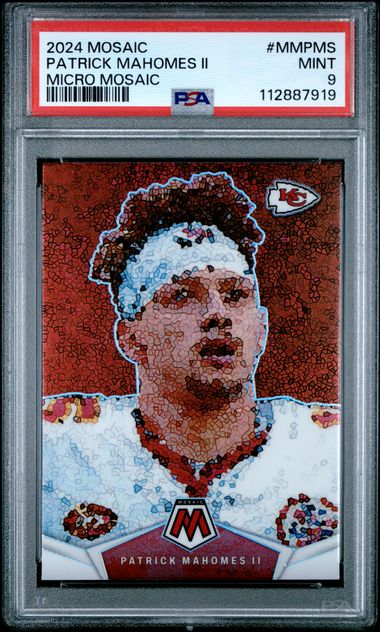 Patrick Mahomes II 2024 Panini Mosaic Micro Mosaic PSA 9