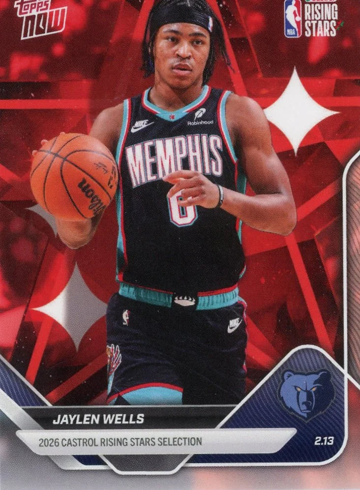Jaylen Wells 2026 Topps NOW Rising Stars #RS6