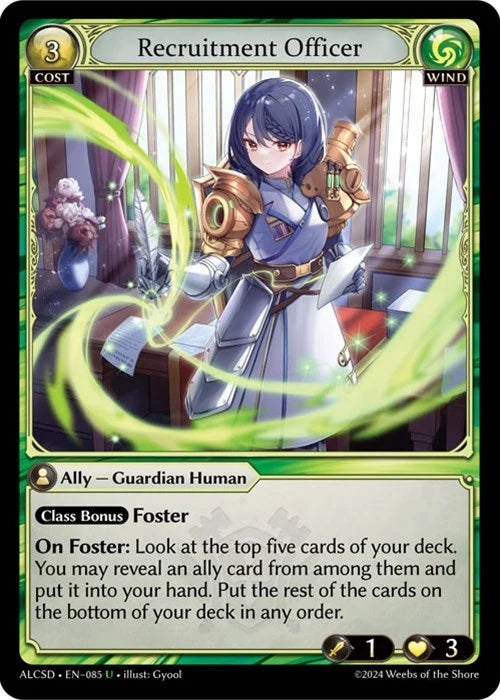 Recruitment Officer (085) (Alchemical Revolution Starter Decks) (ALCSD)