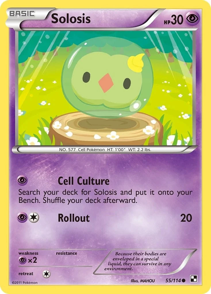 Solosis (55/114) (Black and White) (BLW)