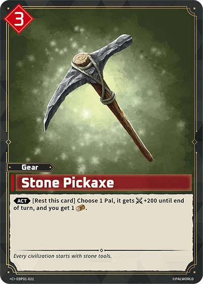 Stone Pickaxe (EBP01-022) (Dawn of Palpagos) (EBP01)