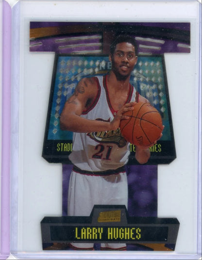 Larry Hughes 1999 Topps Stadium Club Triumvirates die-cut