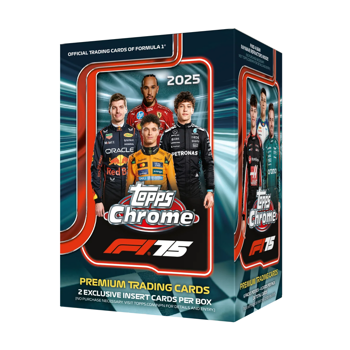 2025 Topps Chrome Formula 1 Racing Blaster 40 Box Case