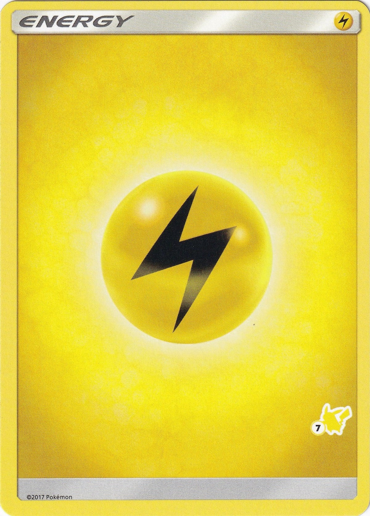 Lightning Energy (#7 Pikachu Stamped) (Battle Academy) (BTA)