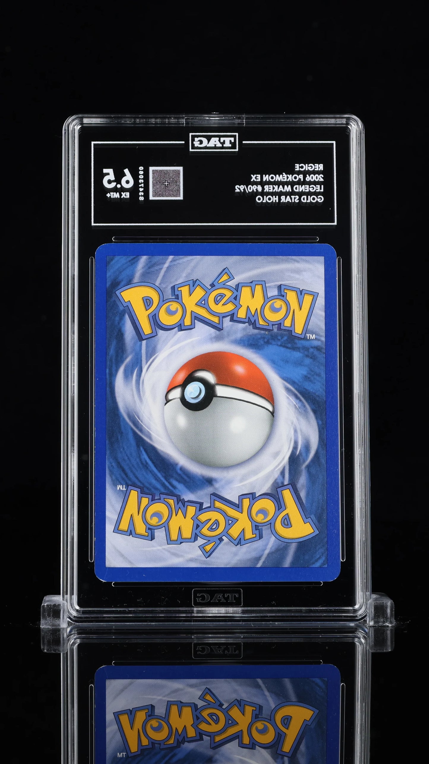 Regice Pokémon EX Legend Maker Gold Star #90/92 TAG 6.5