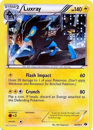 Luxray - 46/99 (Cracked Ice Holo) (046/099) (Blister Exclusives) (BLE)