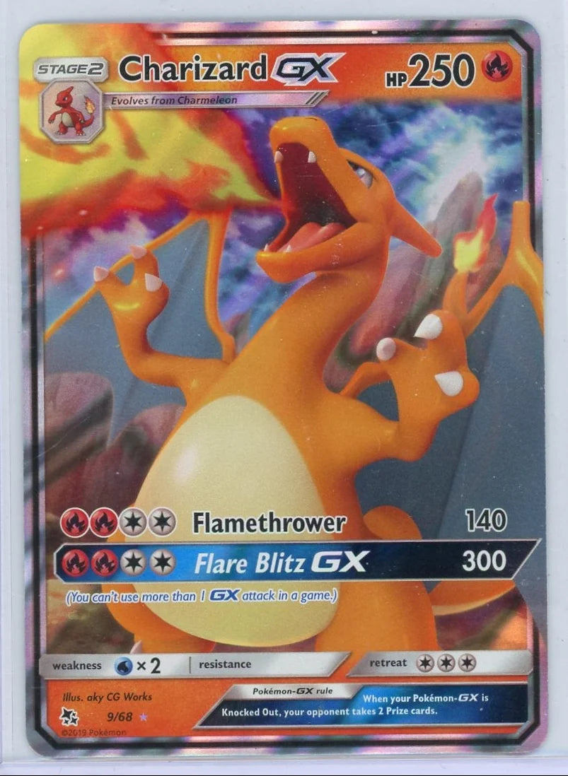 Charizard GX Pokémon Sun & Moon Hidden Fates #09/68