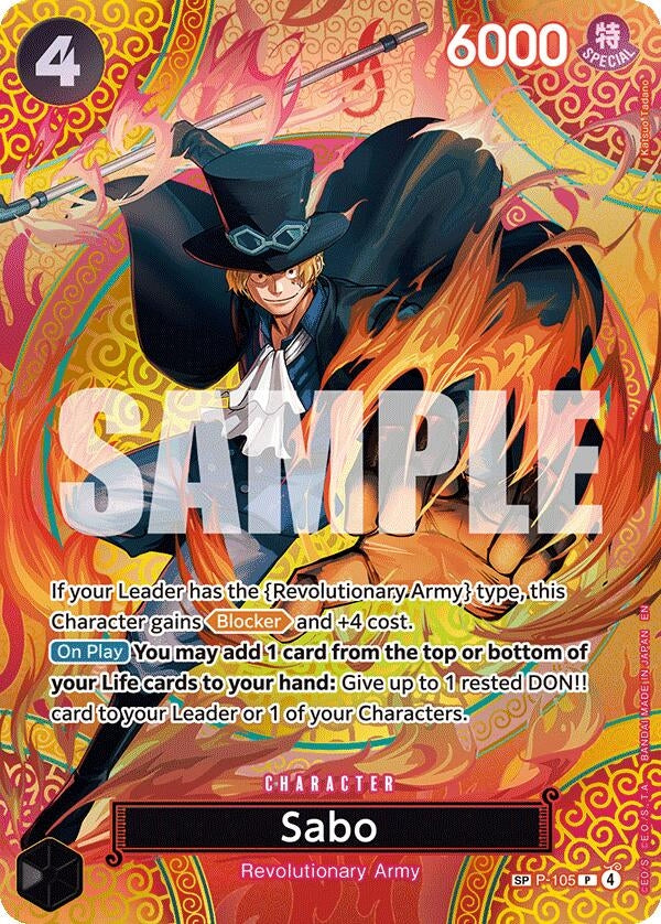 Sabo (P-105) (SP) (P-105) (Adventure on Kami's Island) (OP15-EB04)